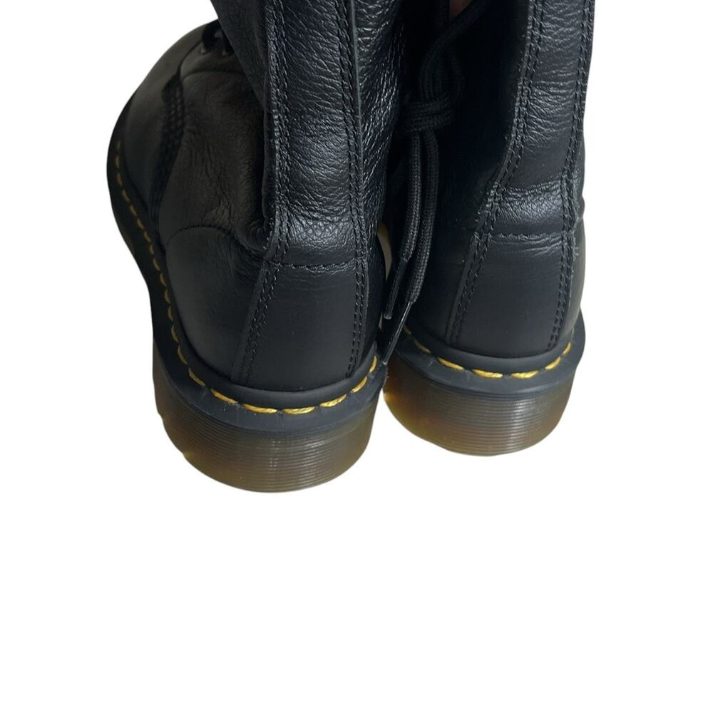 Doc Dr. Marten's Black 1460 Pascal Virginia Leather Boots Women’s Size 6 Grunge - Picture 3 of 6